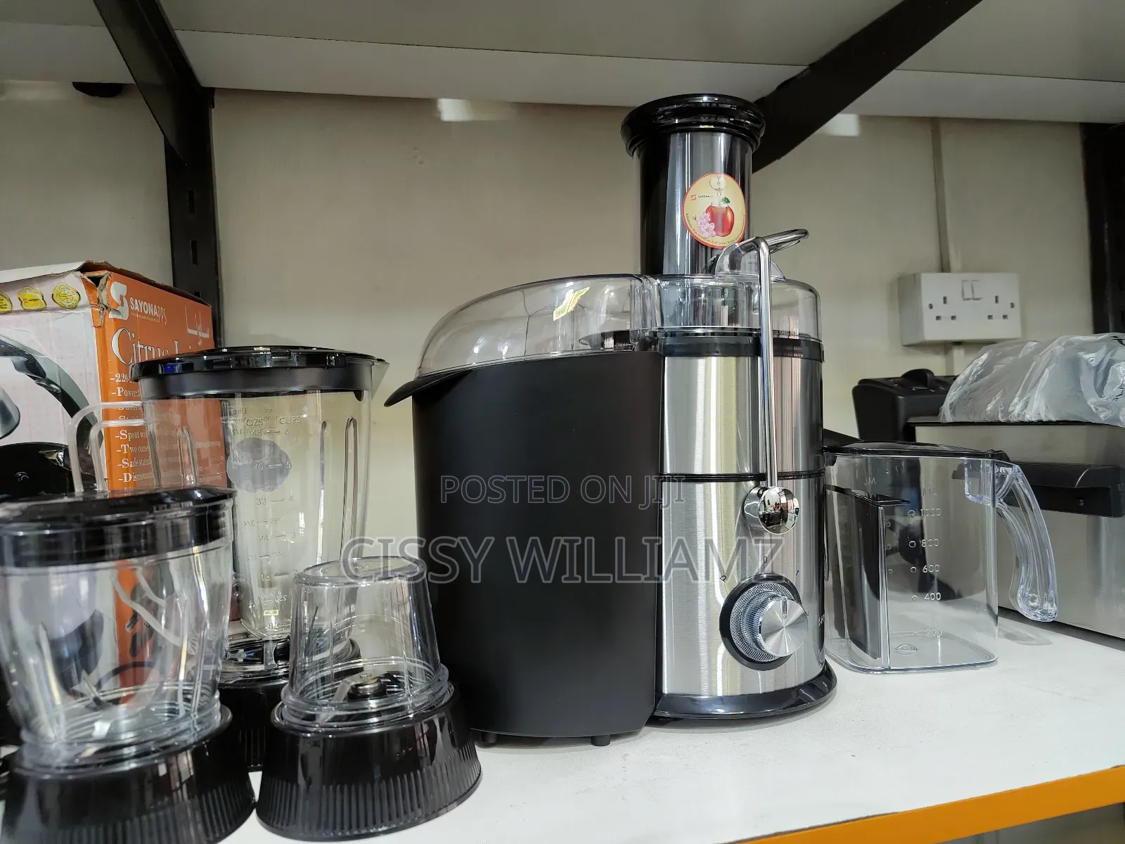 Sayona 4in1 Juice Extractor/Juicer Blender/Food Processor
