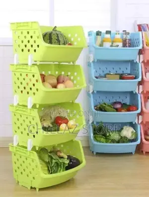Plastic Kitchen Vegetable Rack