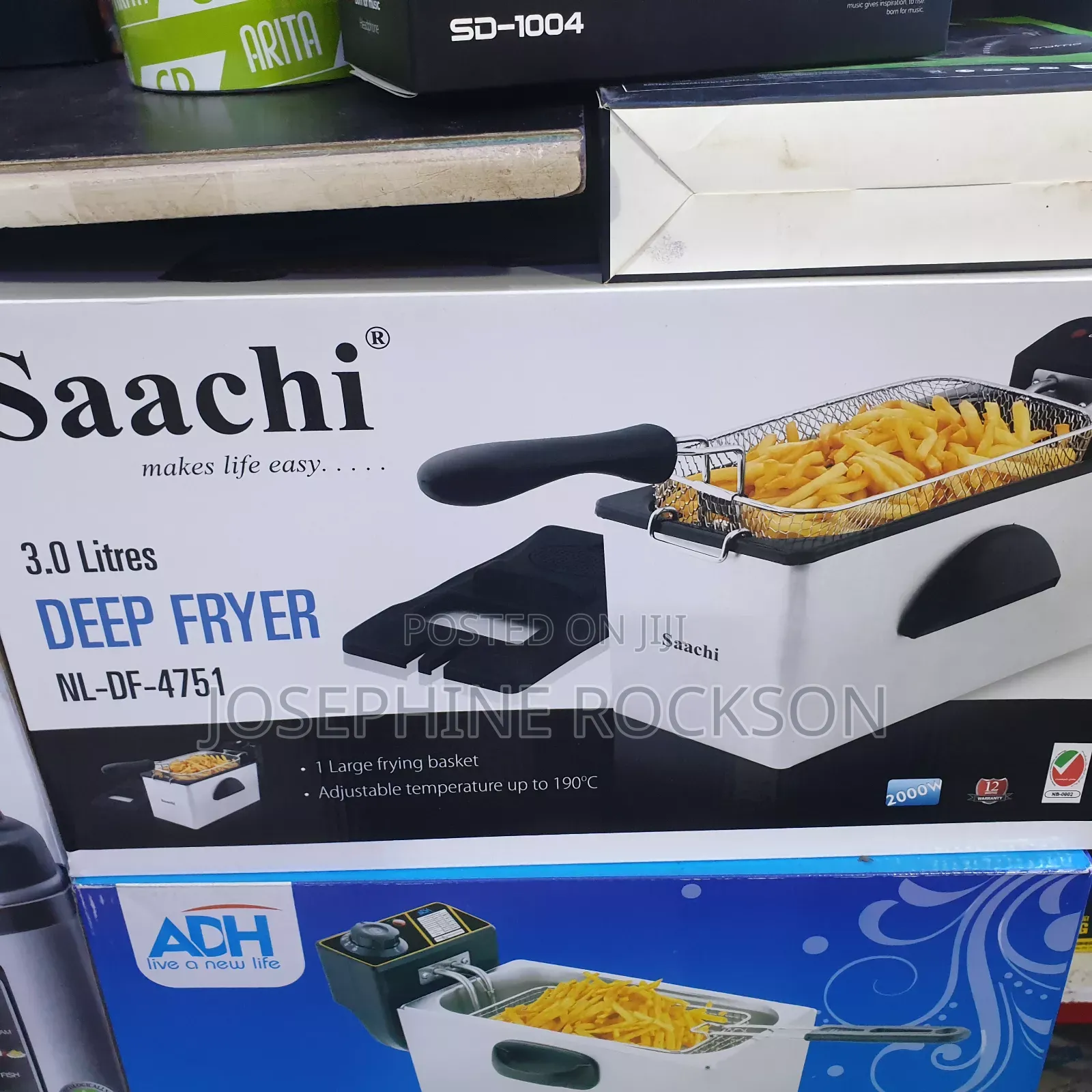 Saachi Deep Electric Fryer/ 3.0L Single Deep Fryer/Deepfryer