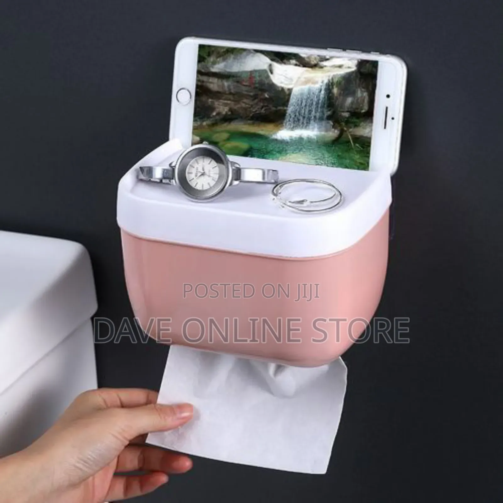 Wall-Mounted Paper Towel Dispenser Toilet Tissue Container