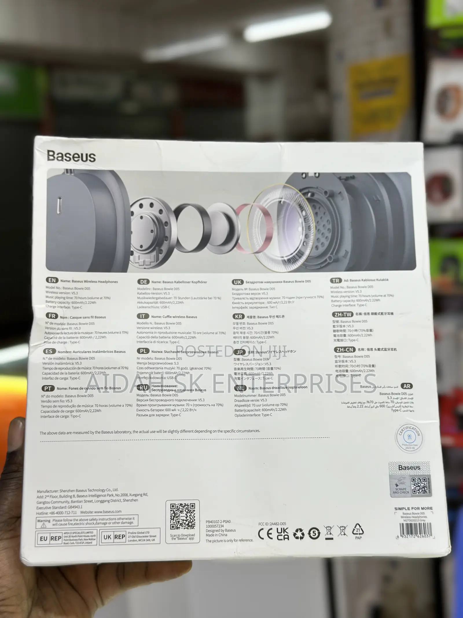 Baseus Bowie D05 Bluetooth Headphone