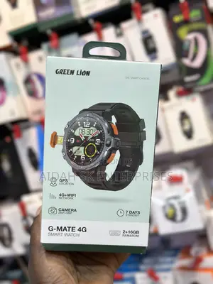 Green Lion G – Mate 4G Smart Watch-Black