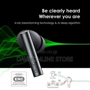 Oraimo Freepods Pro ANC TWS True Wireless Earbuds-Black