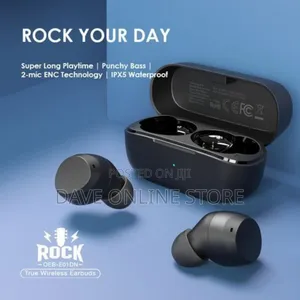 Oraimo Rock Long Playtime 2-Mic ENC TWS Wireless Earbuds -