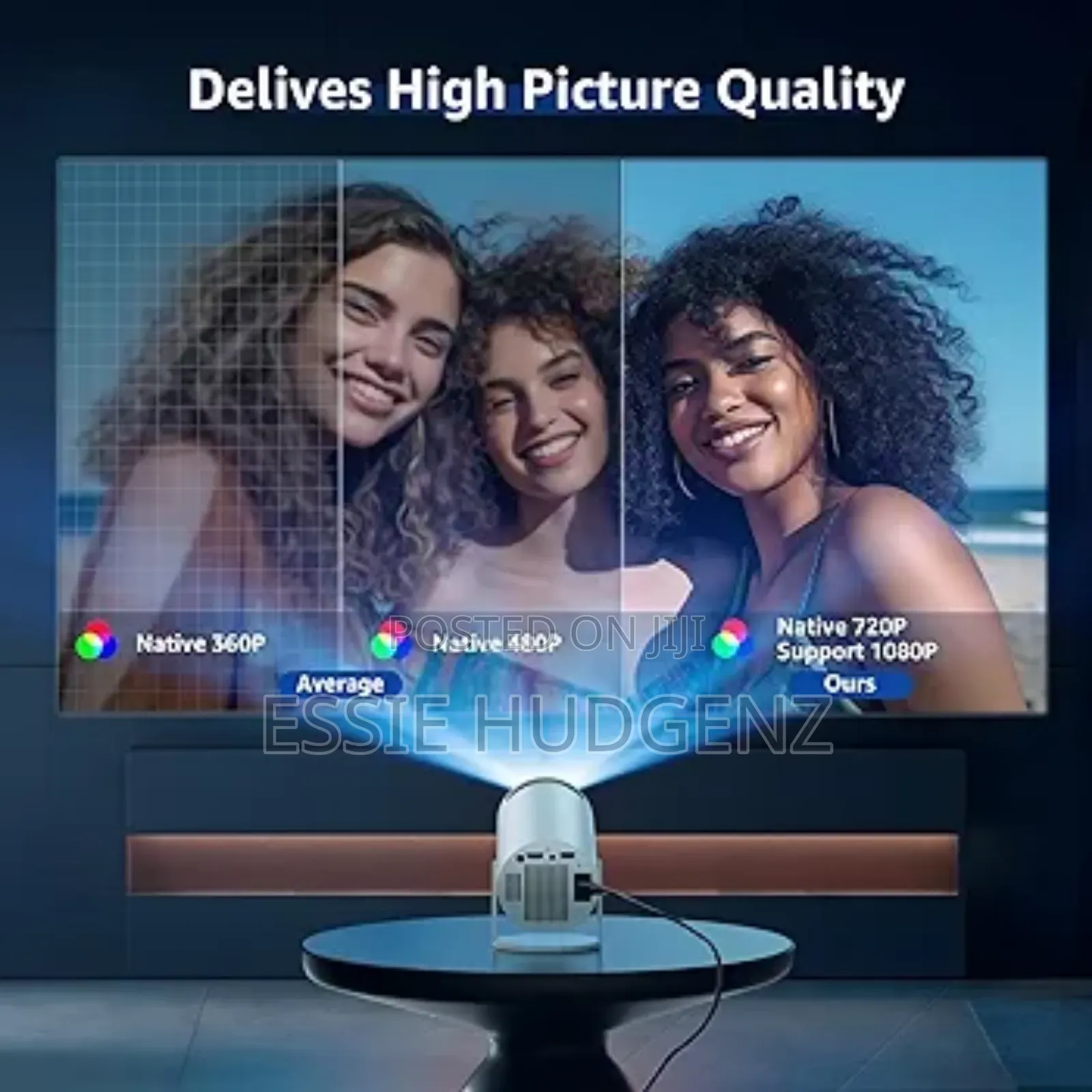 Smart Mini Projector With Android Tv