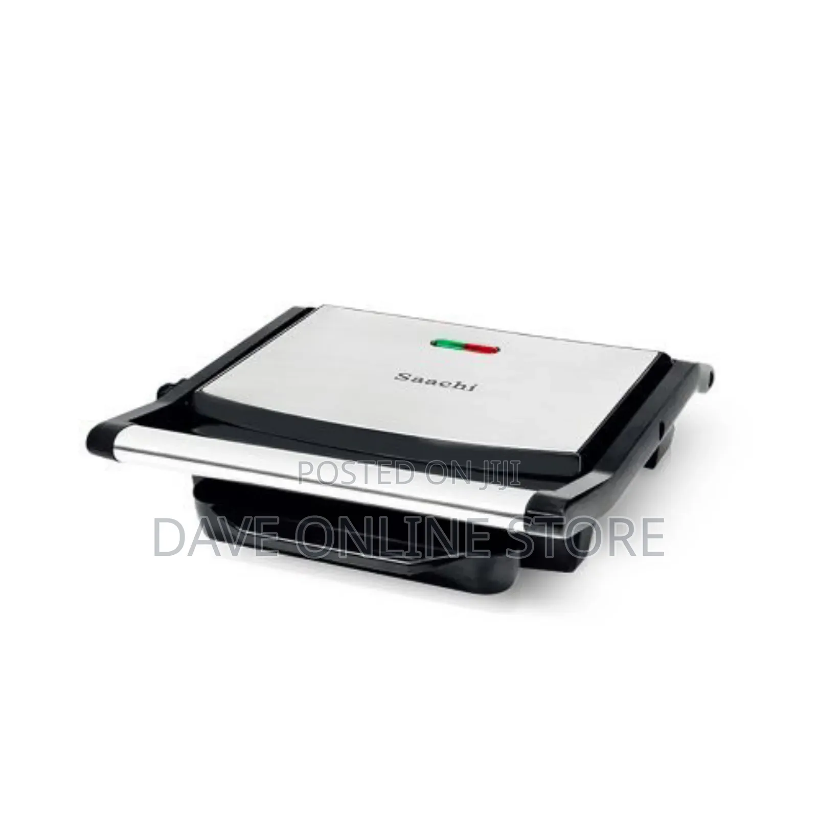 Saachi Sandwich Maker Press Grill Machine- Silver