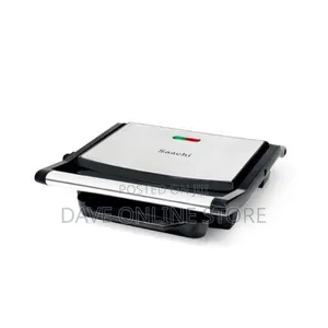 Saachi Sandwich Maker Press Grill Machine- Silver