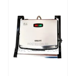 Sokany Electric Grill Maker - Black, Silver