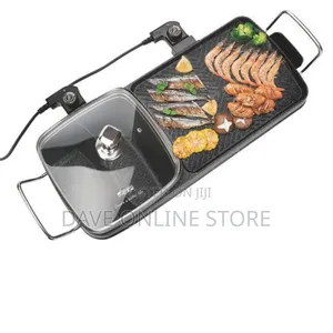 DSP 2-in-1 Electric Grill With Casserole- Black