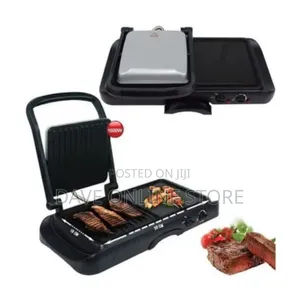 DSP 2 In1 Ielectric Grill Portable Nonstick Barbecue Press
