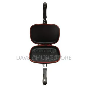 Other Die Cast Double Sided Grill Pan 36cm - Black