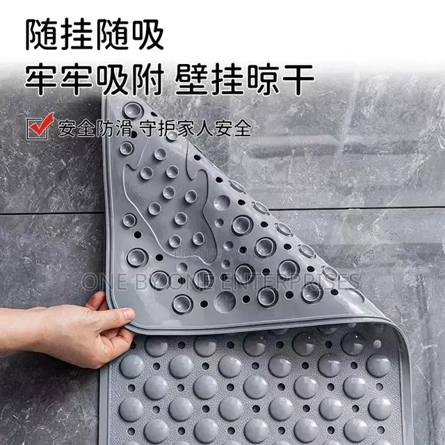 PVC Shower Anti Fall Foot Mat Thickened Bath Rug Shower Mat