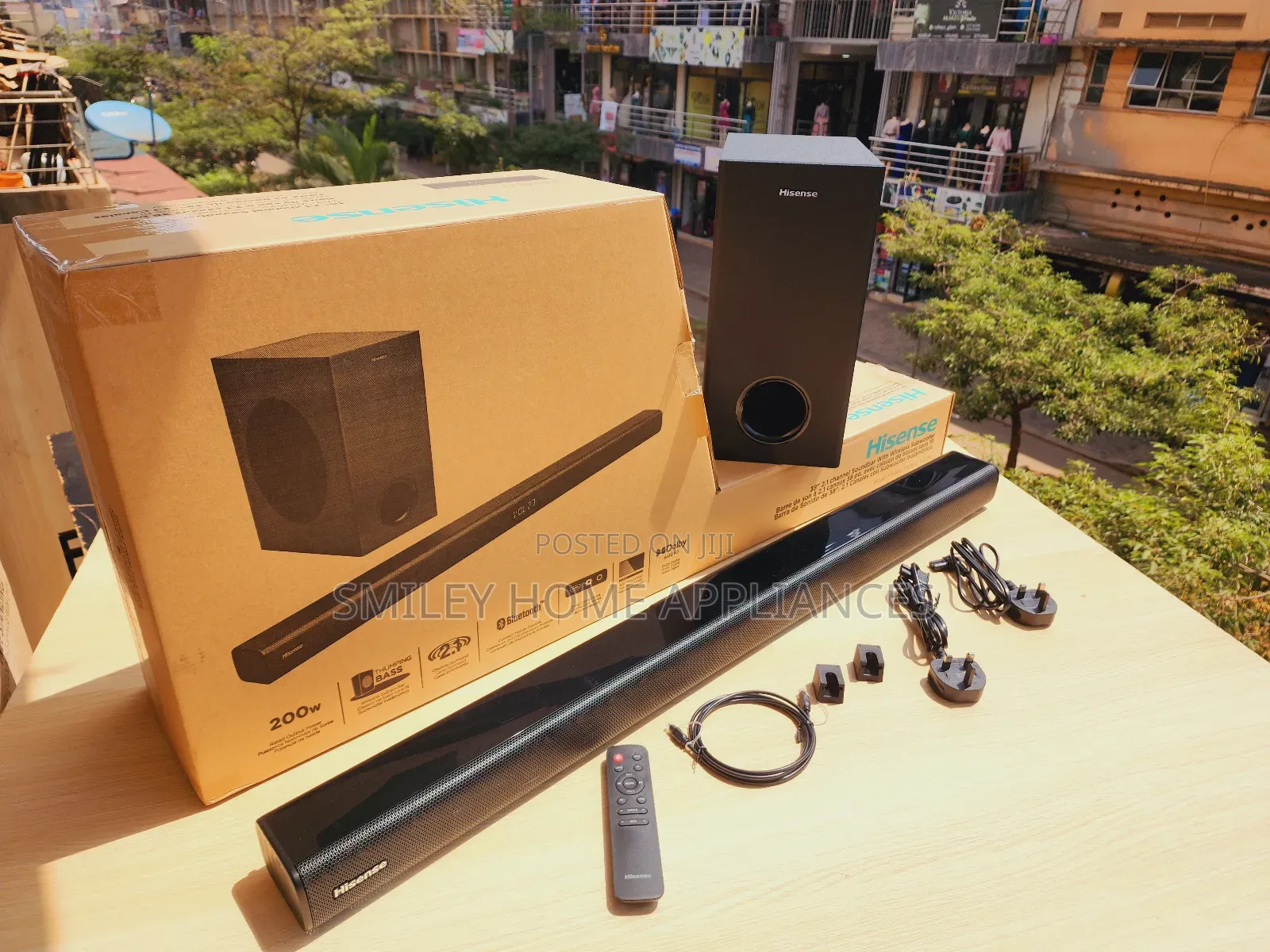 Deep Bass Hisense 2.1channel Wireless Soundbar