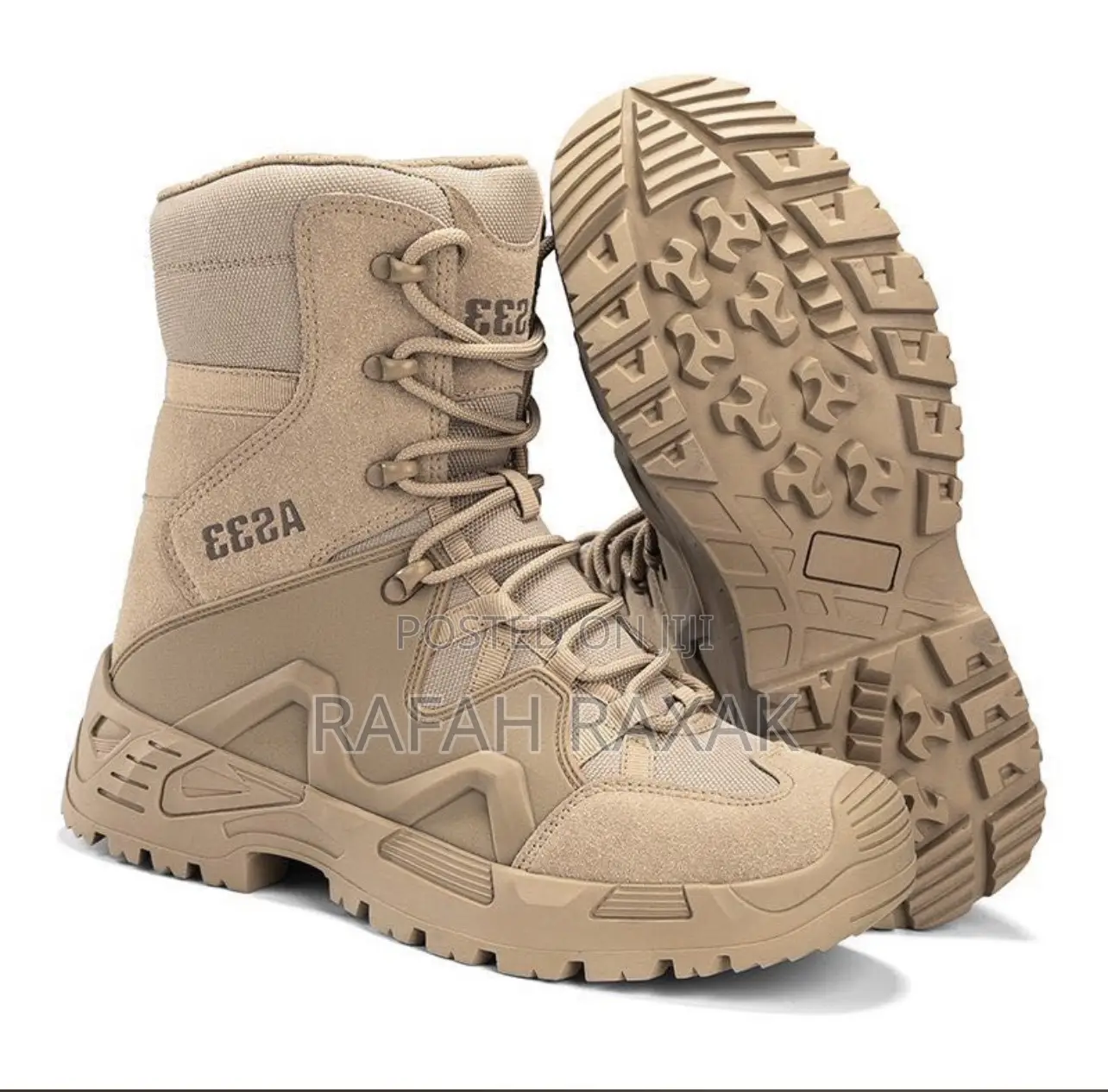 Original Waterproof Khaki A533 Army Combat Desert Boots