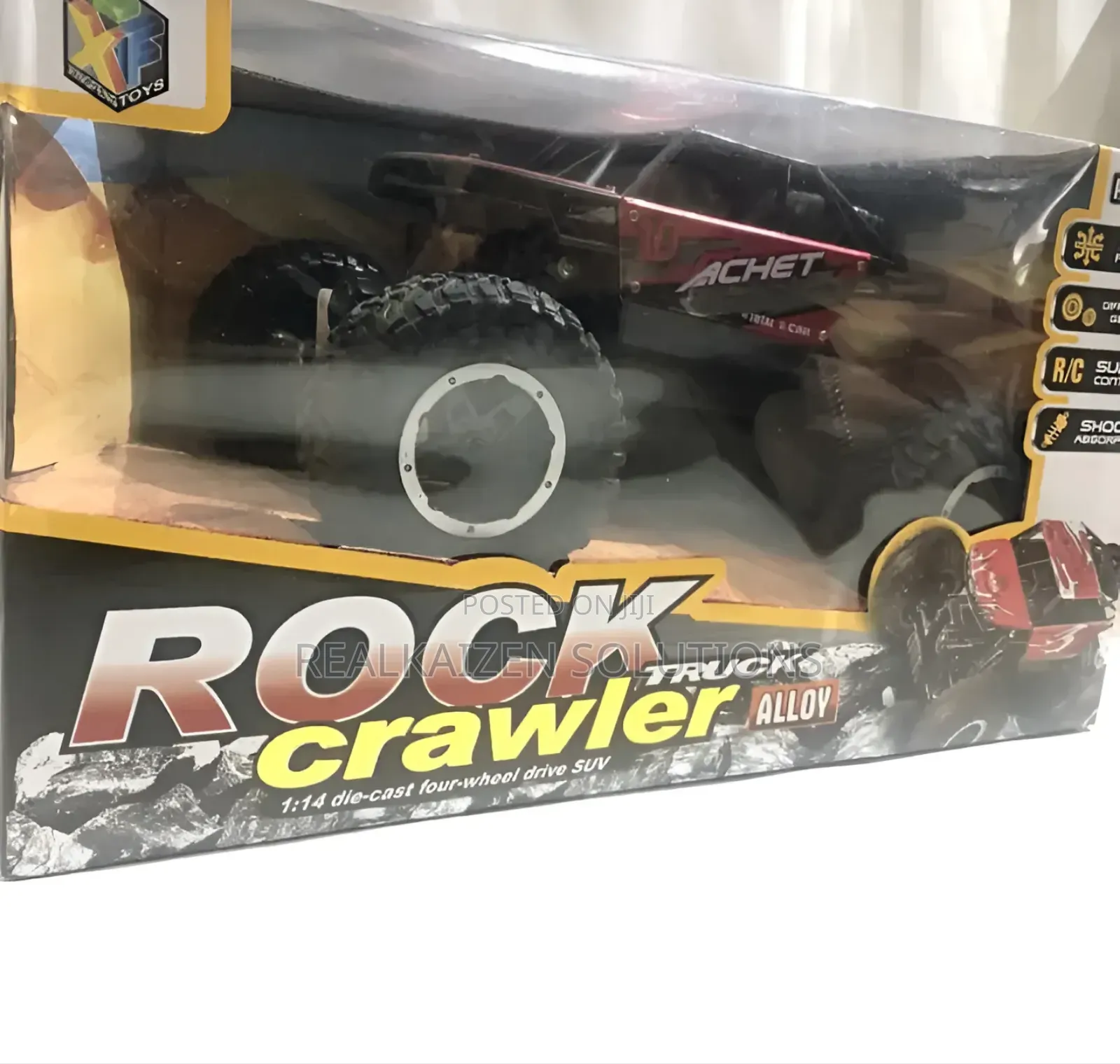 Rock Crawler Remote Control 4x4 Alloy Truck Kid Vehicle
