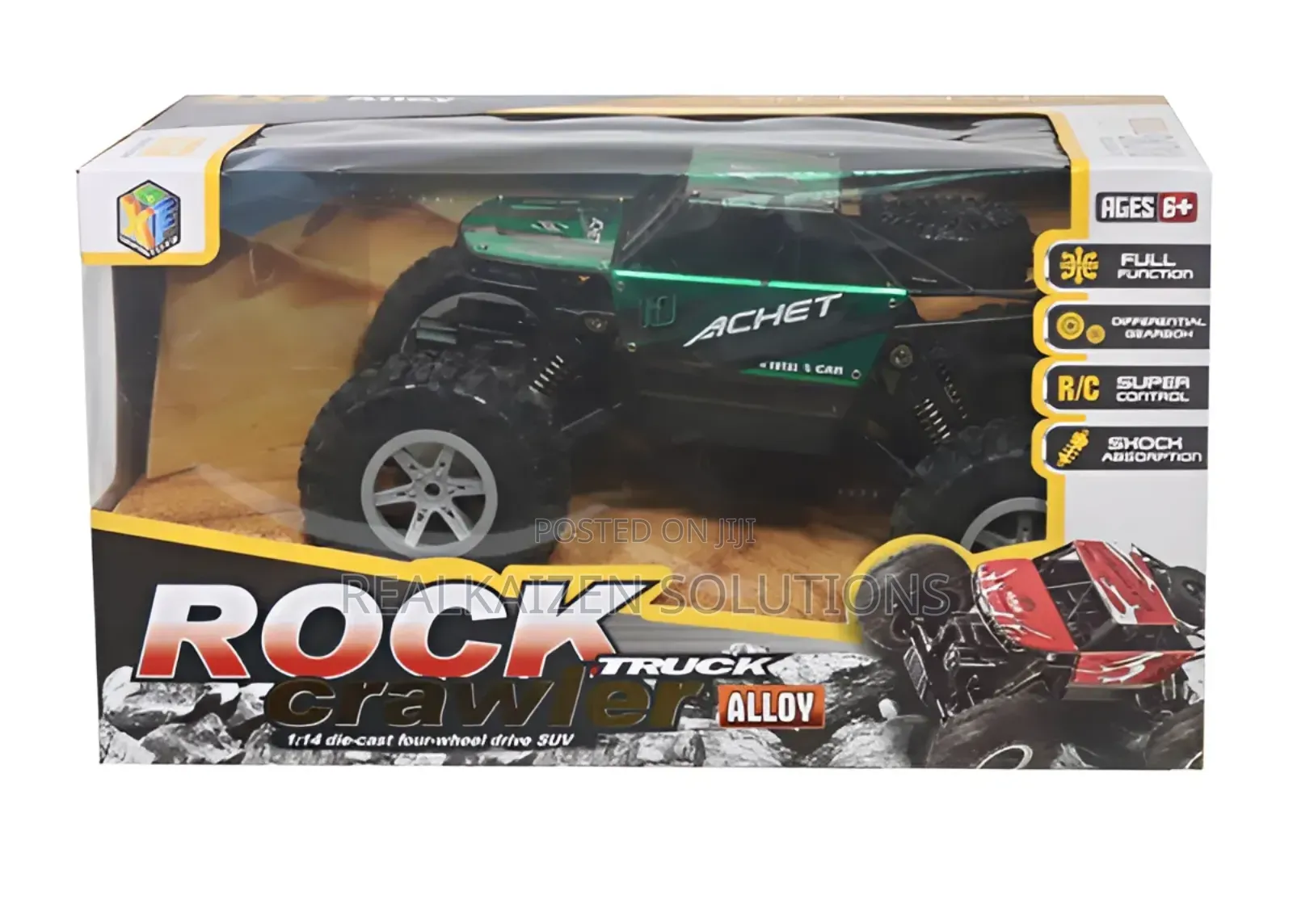 Rock Crawler Remote Control 4x4 Alloy Truck Kid Vehicle