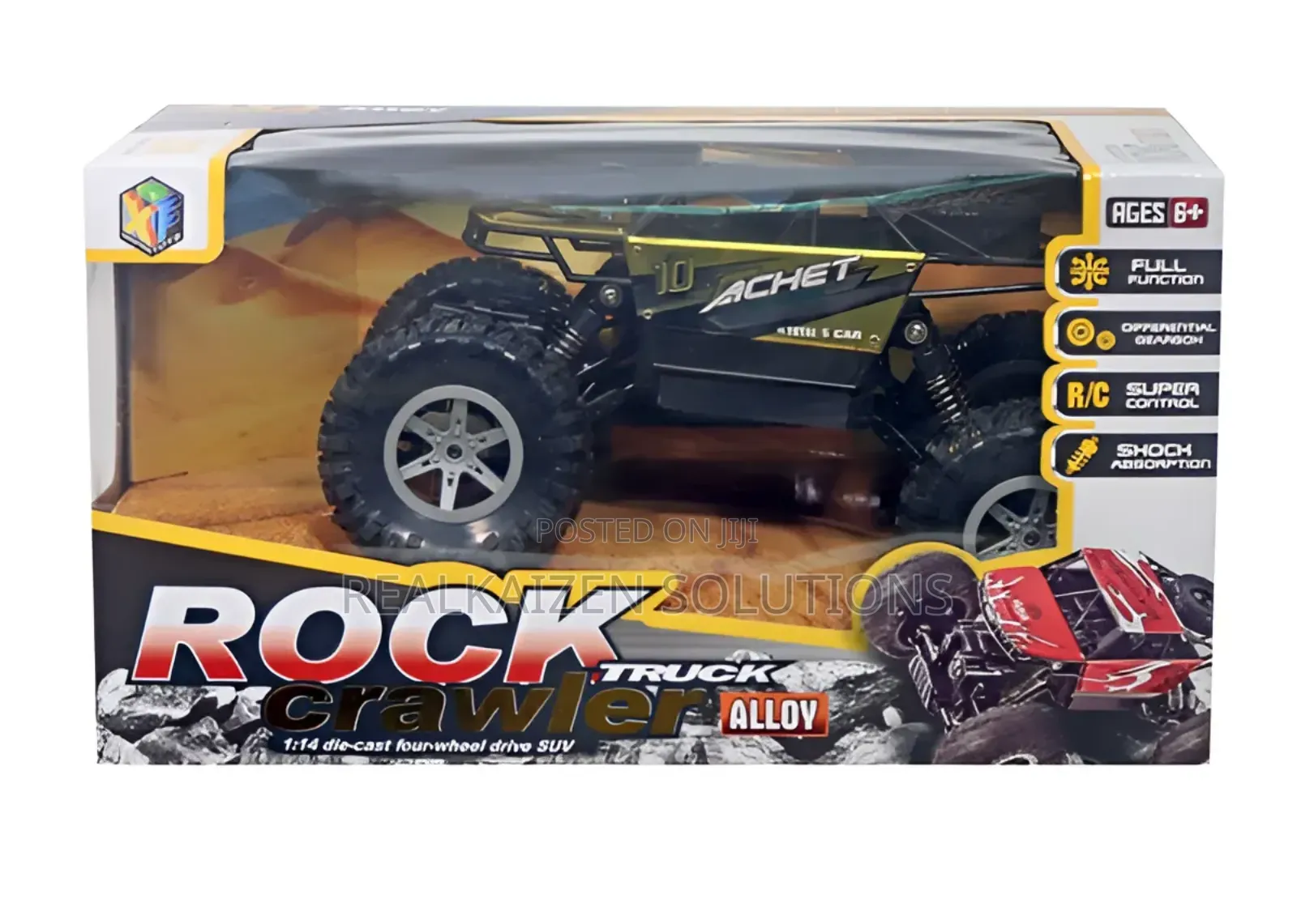 Rock Crawler Remote Control 4x4 Alloy Truck Kid Vehicle