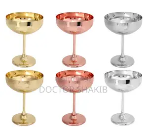 Wine Goblet Metal/ Copper Plating Bar Cup