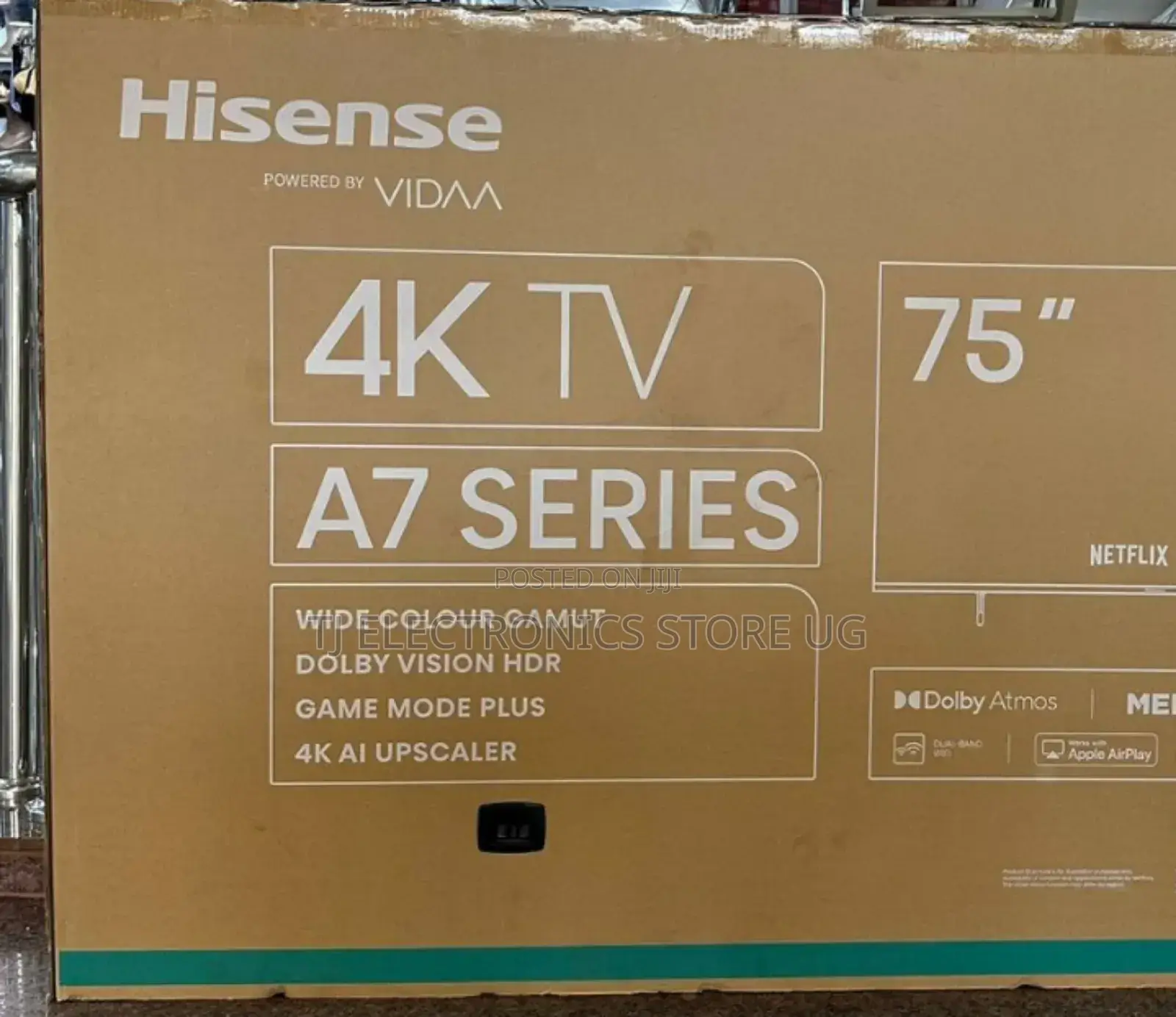 75inches Smart Hisense Uhd TV A6 Series