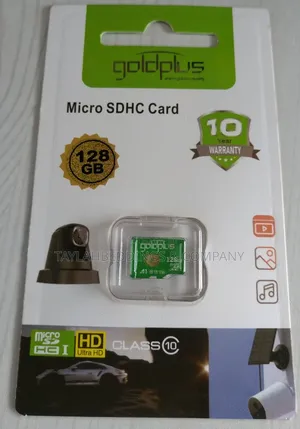 128GB Class 10 Memory Card for CCTV Camera, Mobile Phones
