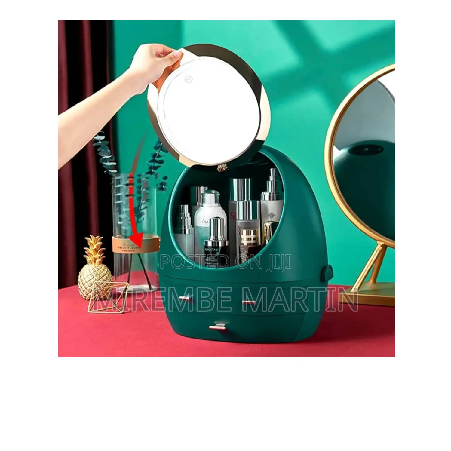 LED Light Makeup Storage Organizer.