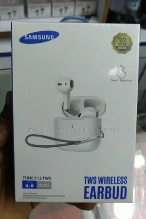 Samsung F12 TWS Wireless Earbuds - White