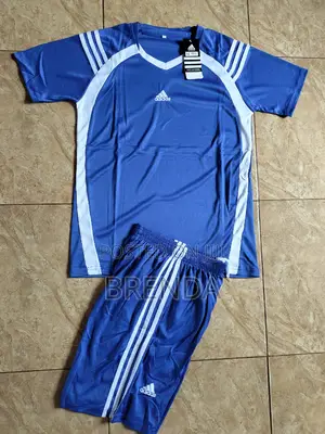 Brand New Adult Plain Blue Soccer Jerseys