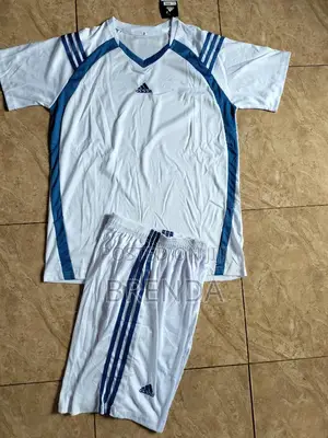 Brand New Plain Adult White Soccer Jerseys