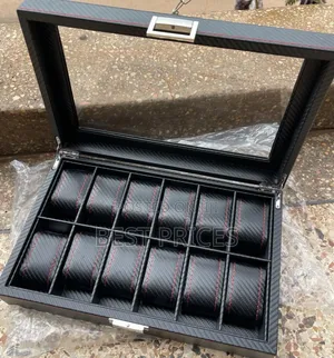 Watch Storage Box 12 Place Black