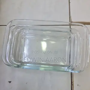 Glass Baking Tray Set 3pcs (1L /1.6l / 2.2L)