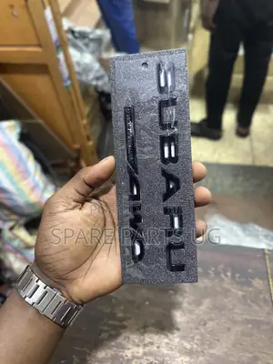 Subaru Matte Black Emblem / Words