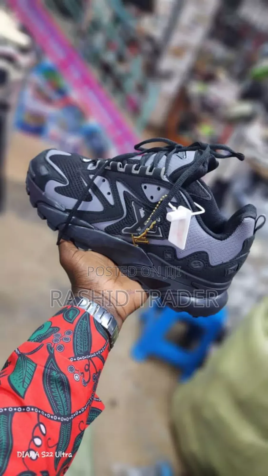 Vuitton Black and Gray