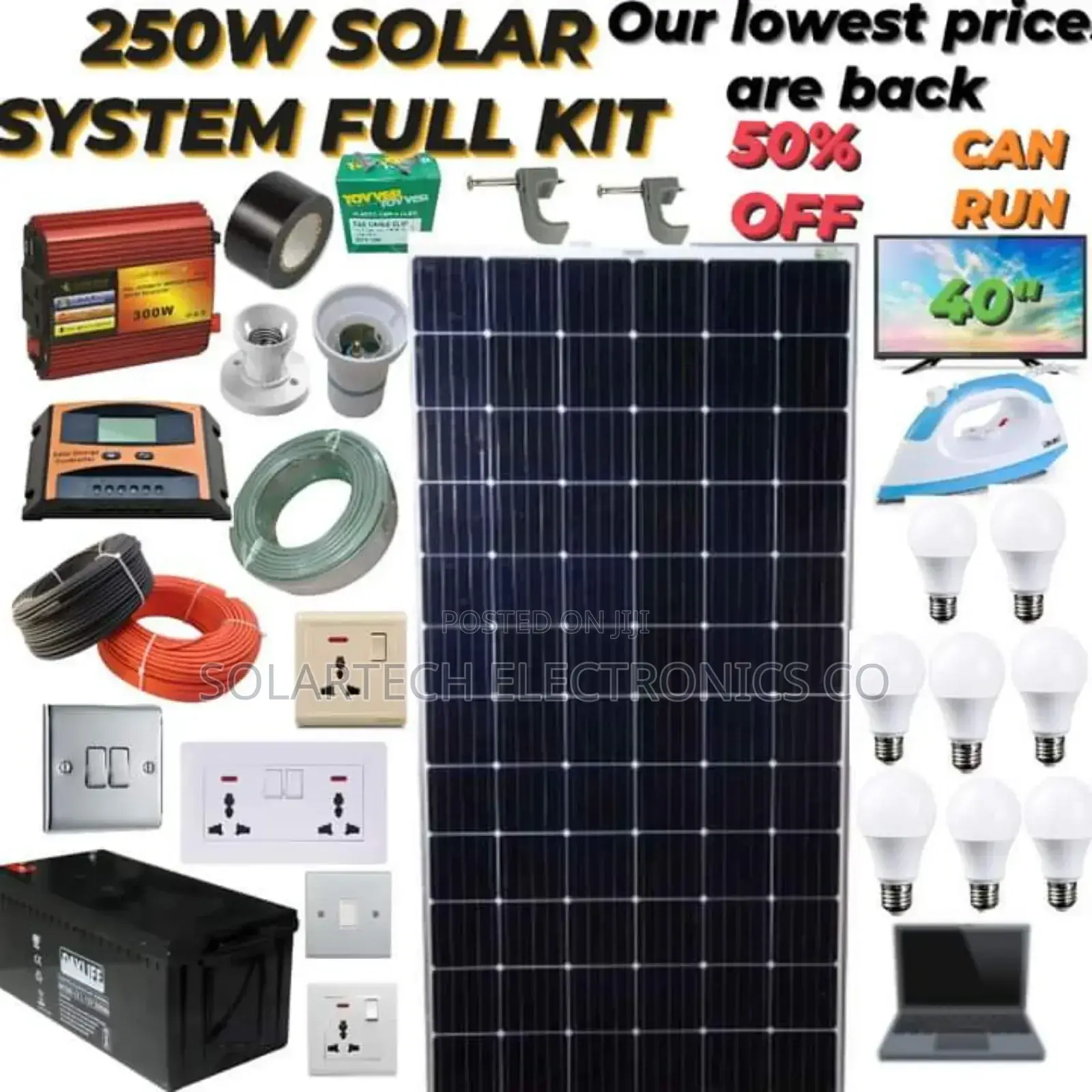 250w Complete Solar System Kit Myr