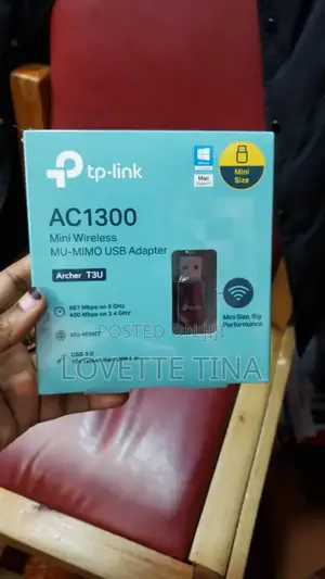 Tplink AC 1300 MBPS Wifi Usb Adapter 1300