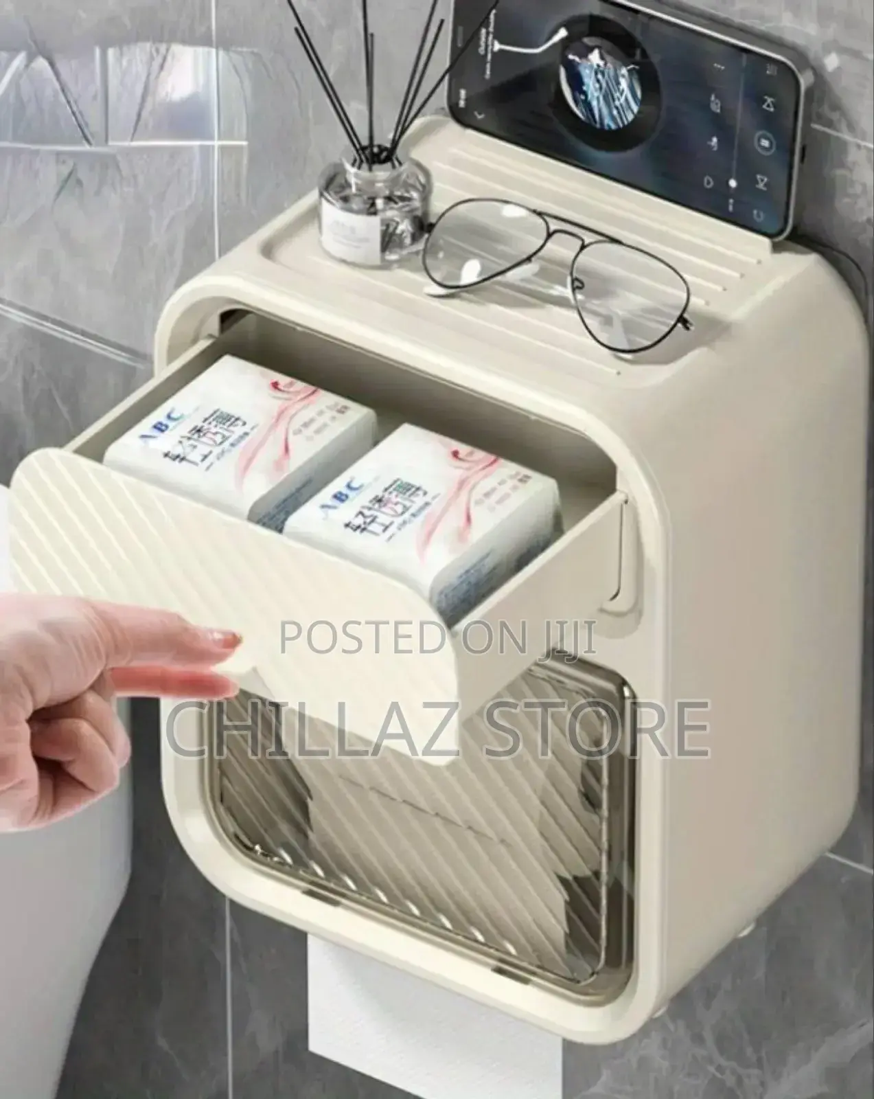 Waterproof Toilet Paper Dispenser