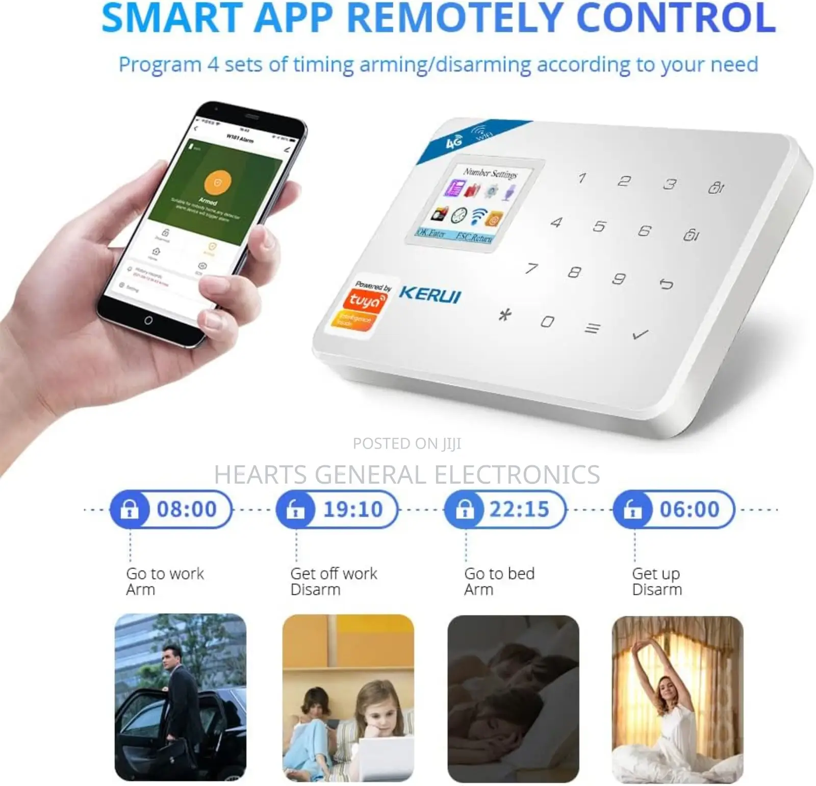 Smart Alarm System ( Control From the Smartphone )