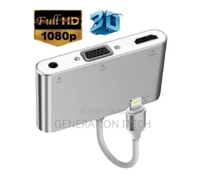 iPhone to Hdmi and Vga Adapter Plus Audio