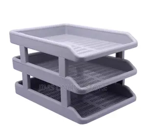 Deluxe Document Tray 3 Layer Hard Plastic