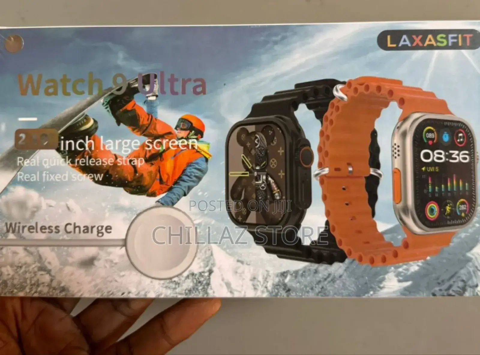 Smart Watch With Wireless Charger