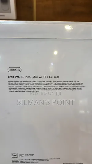 New Apple iPad Pro 13 (2024) 256 GB Black