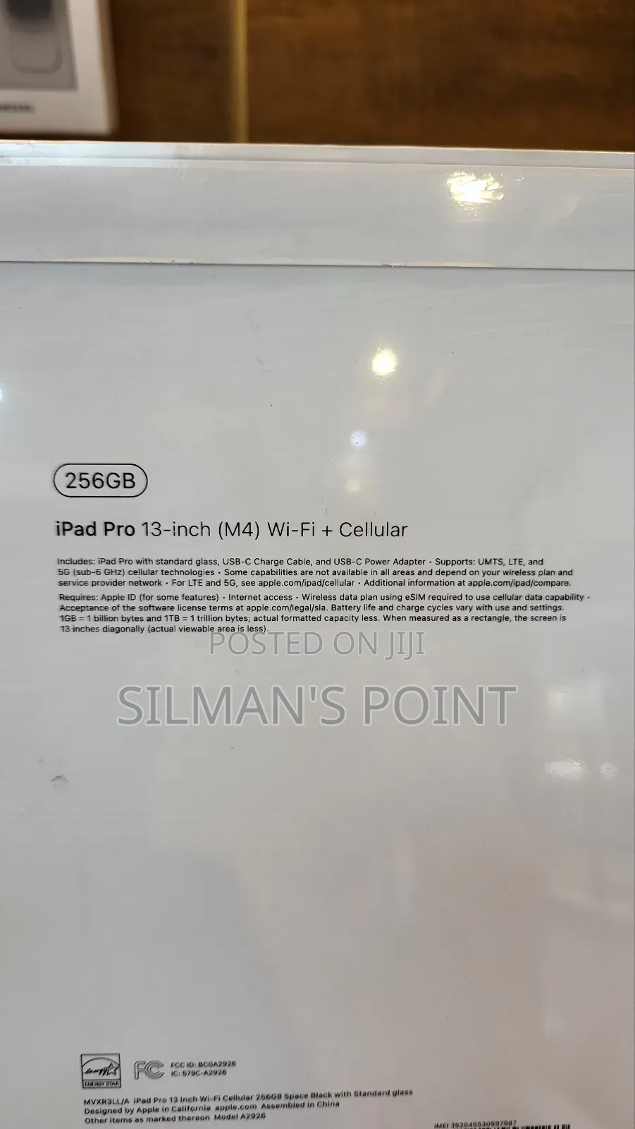 New Apple iPad Pro 13 (2024) 256 GB Black