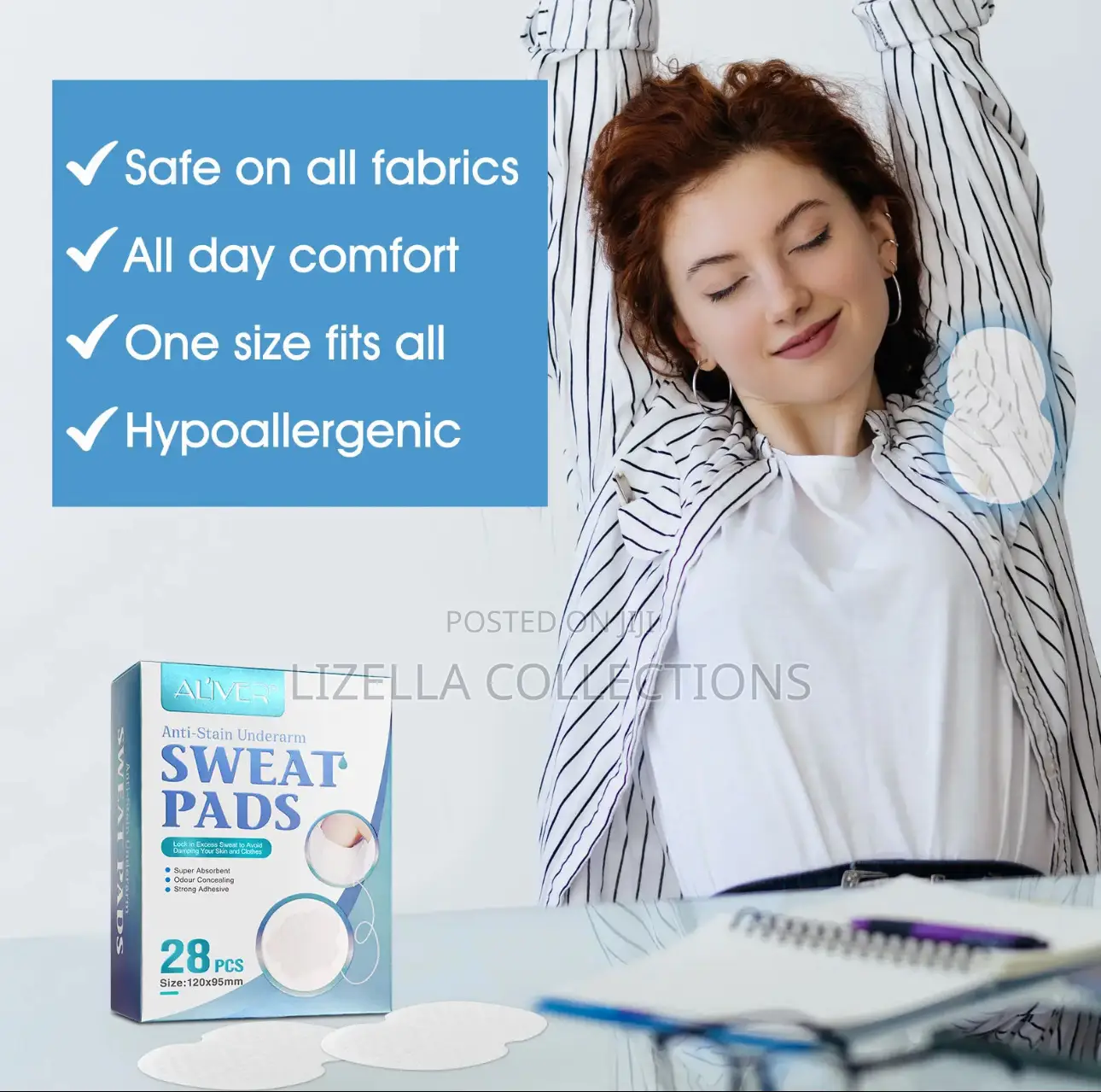 Sweat Pads for Under Arm/ Armpits