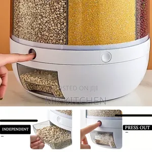 Round Rotational Cereal Dispenser