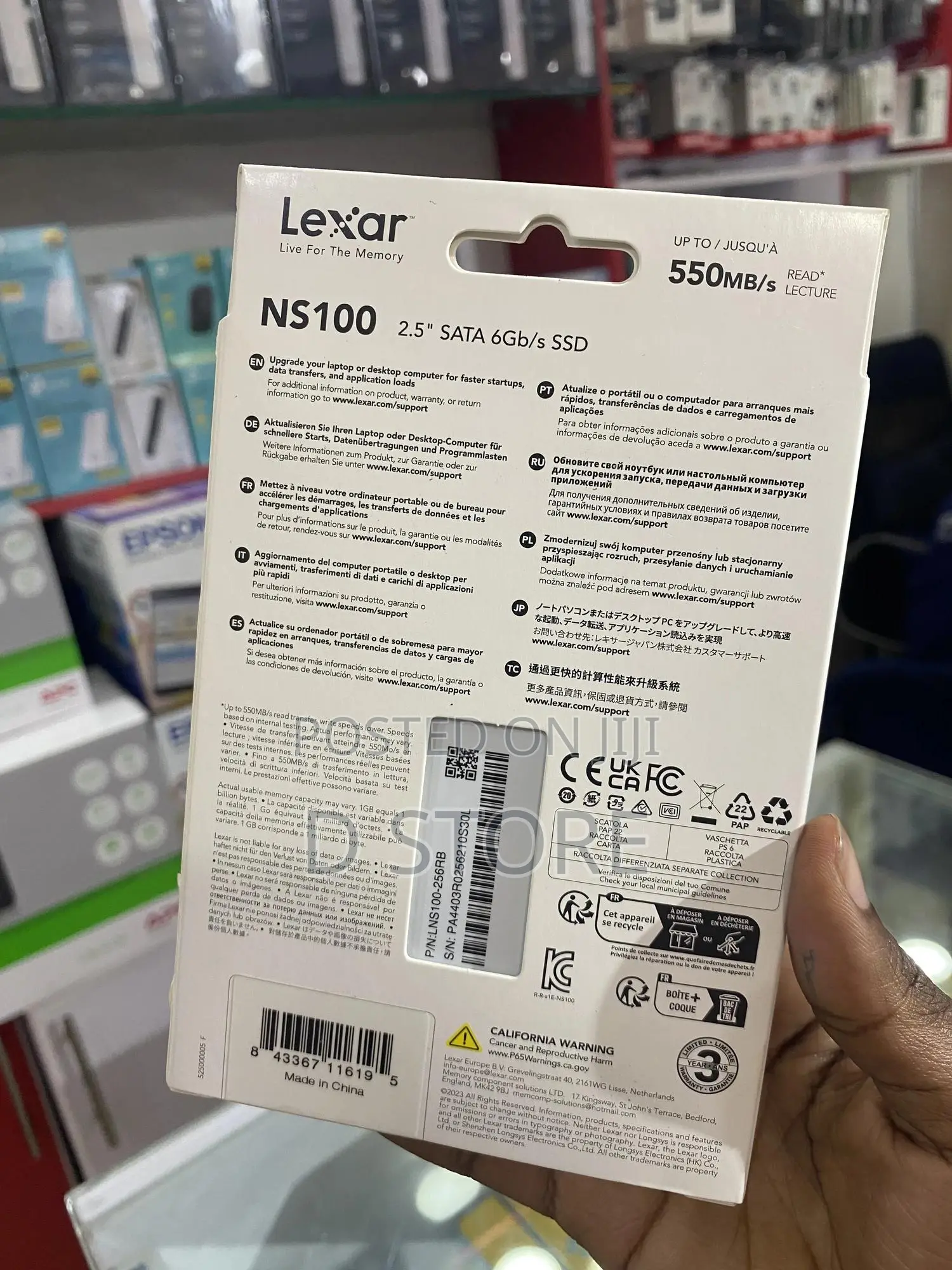 256ssd Sata Lexar