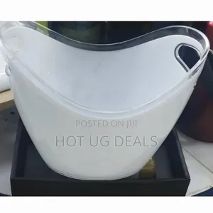 Acrylic 6 Bottle Champagne,Wine Ice Bucket, Colorless