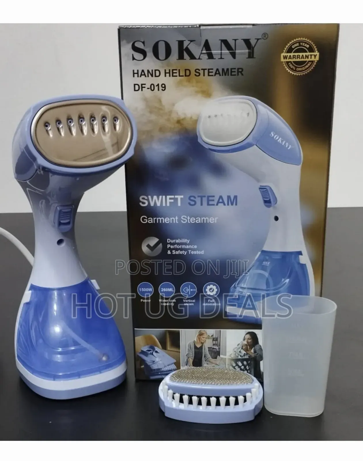 Sokany Swift Garment Steamer Iron - White, Blue