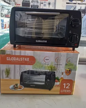 12L Electric Mini Size Globalstar Oven With Tray - Black
