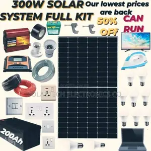 300W Complete Solar Energy System.