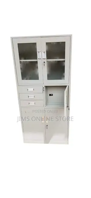 Steel Cabinet With 3 Drawers And A Safe