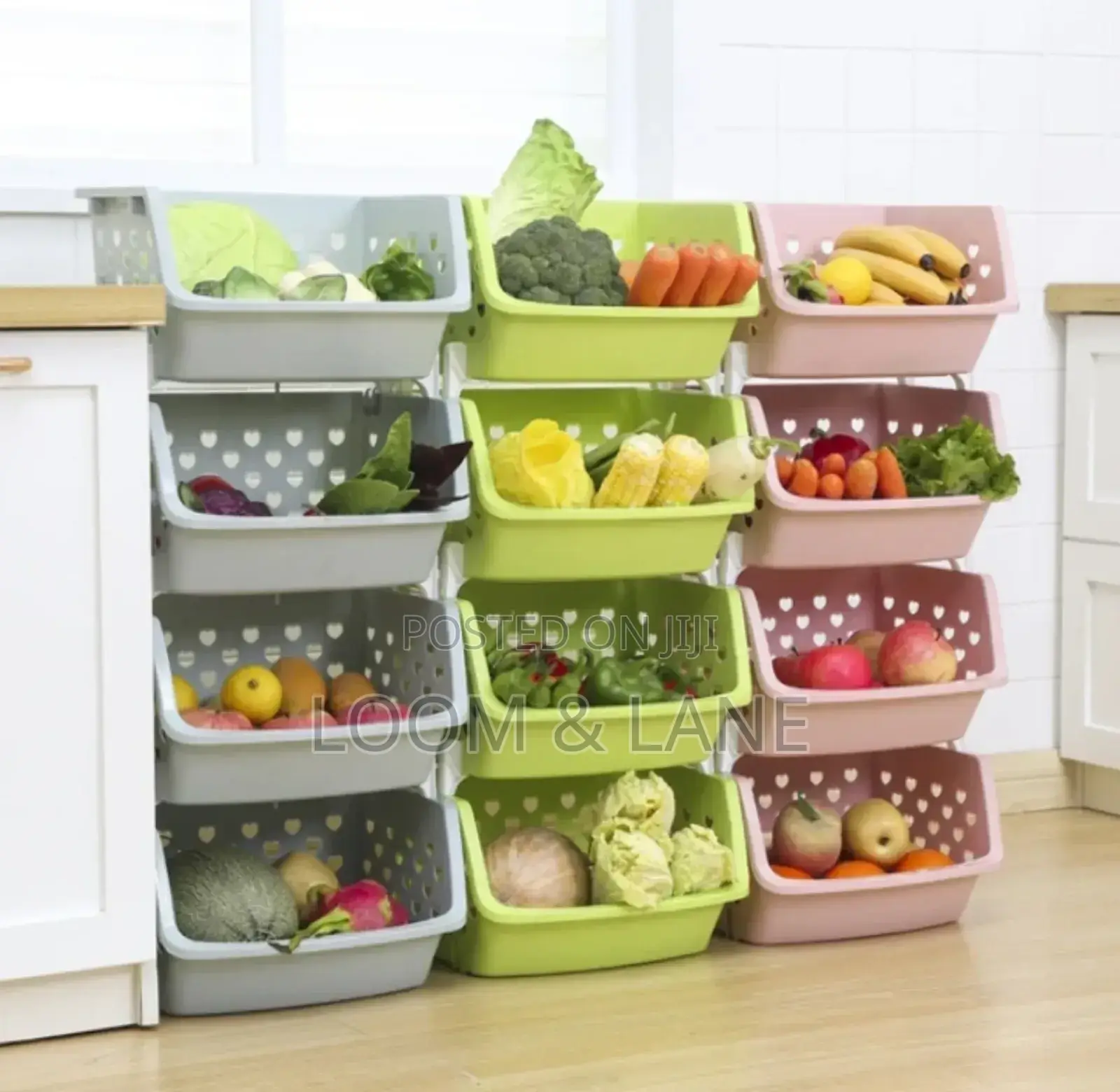 Kitchen Vegetable Fruit Organizer Rack